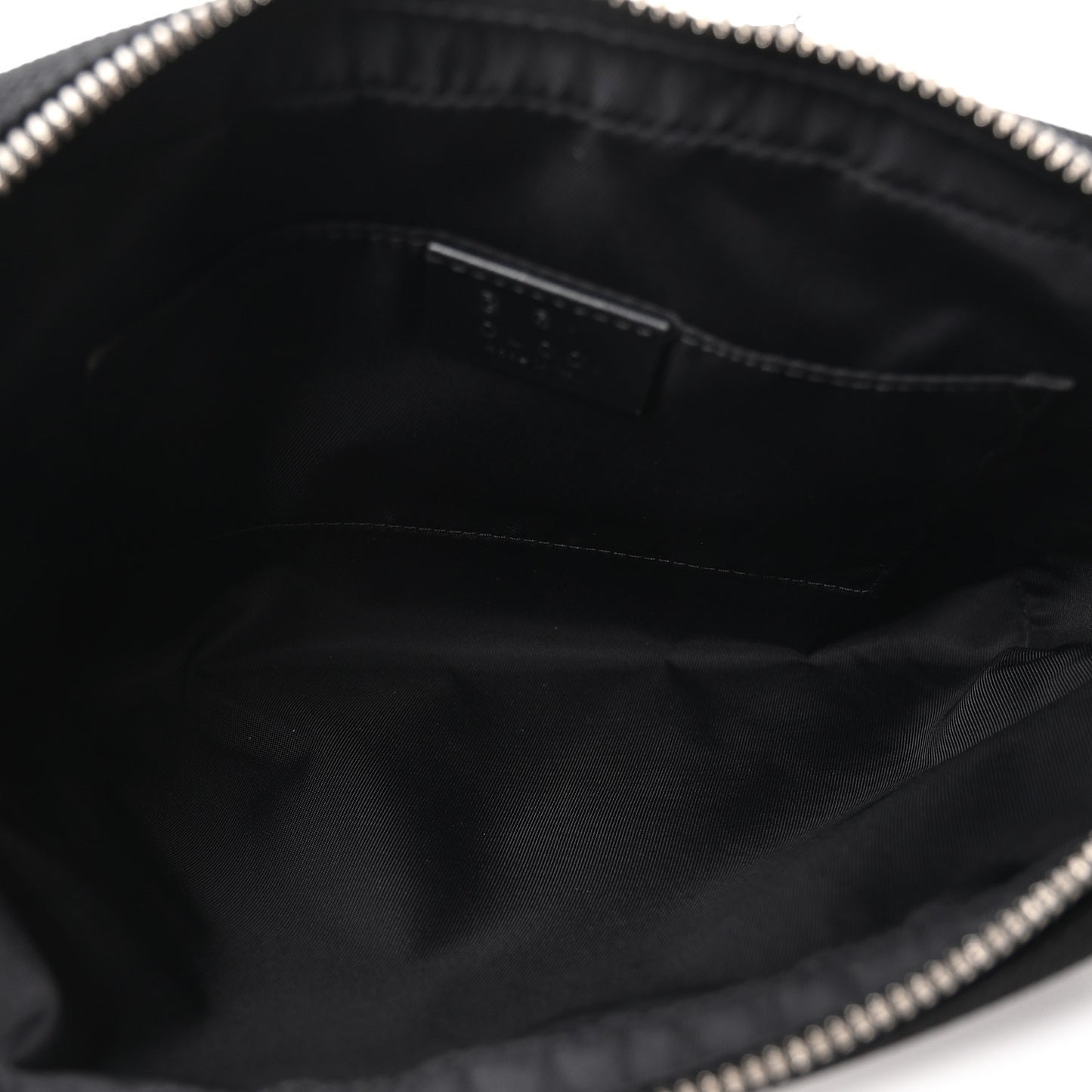 Canvas Web Slim Belt Bag Black