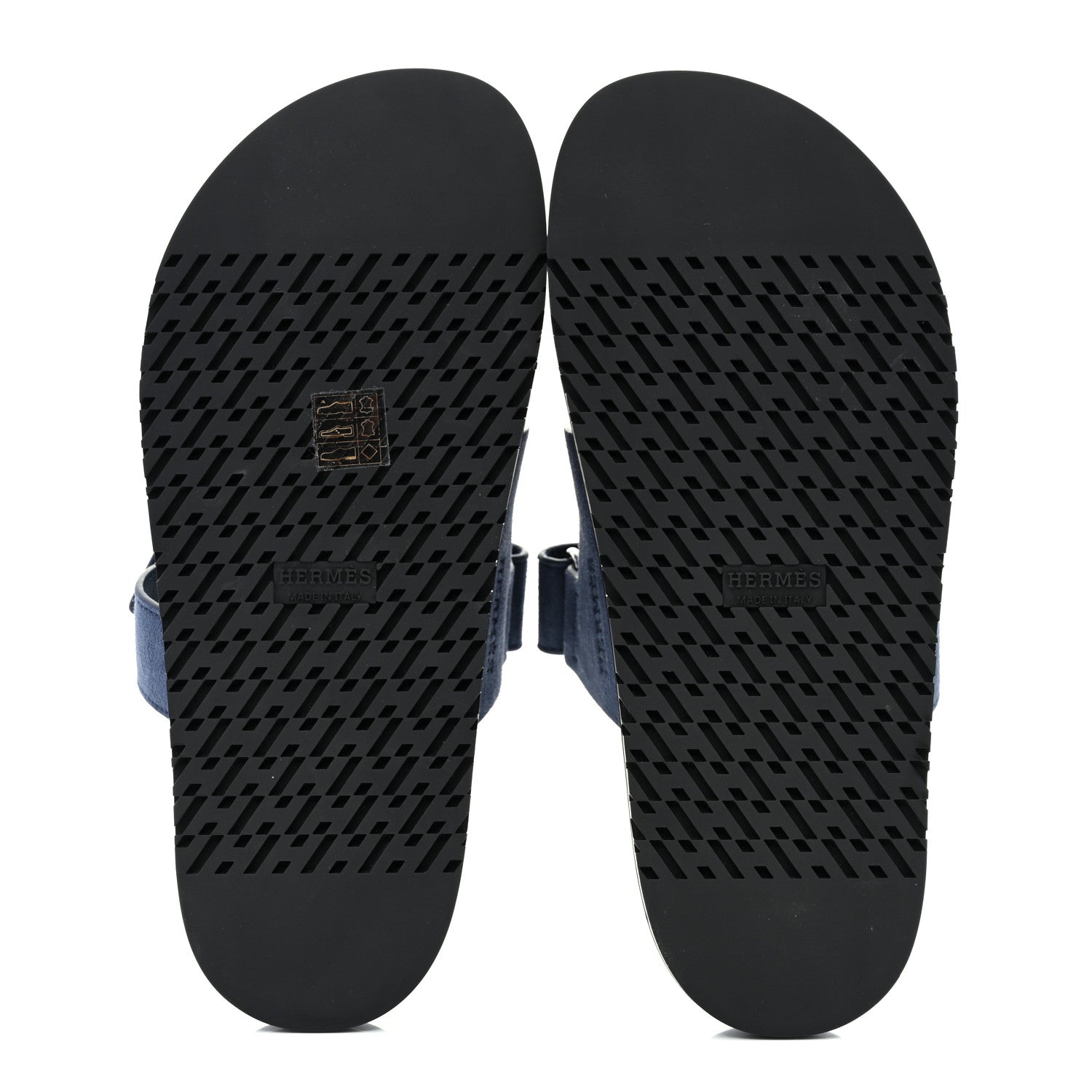 Hermes Suede Goatskin Womens Chypre Sandals 38 Bleu Celeste 5 of 9