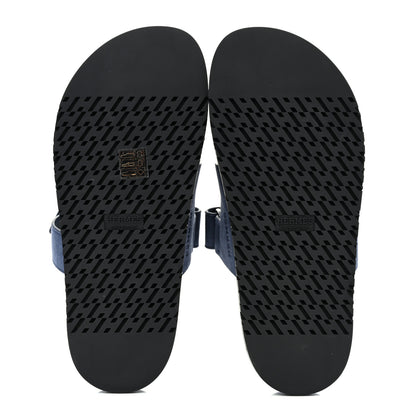 Hermes Suede Goatskin Womens Chypre Sandals 38 Bleu Celeste 5 of 9