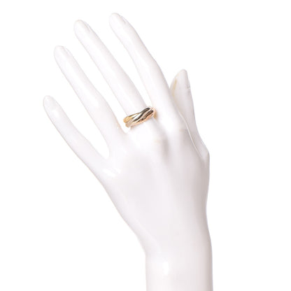 Cartier 18K Pink Yellow White Gold Les Must De Trinity Ring 53 6.25 2 of 4
