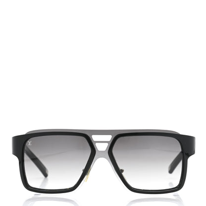 Louis Vuitton Acetate Enigme GM Sunglasses Z0361U Black 2 of 8