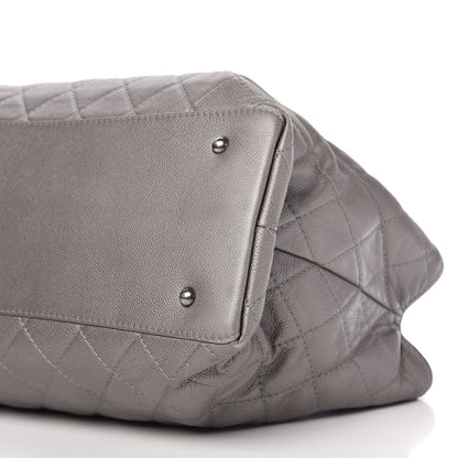 Chanel Metallic Caviar Large Be Caviar Tote Silver 7 of 10