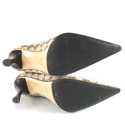 Gucci Monogram Boots 7.5 Ebony 4 of 6