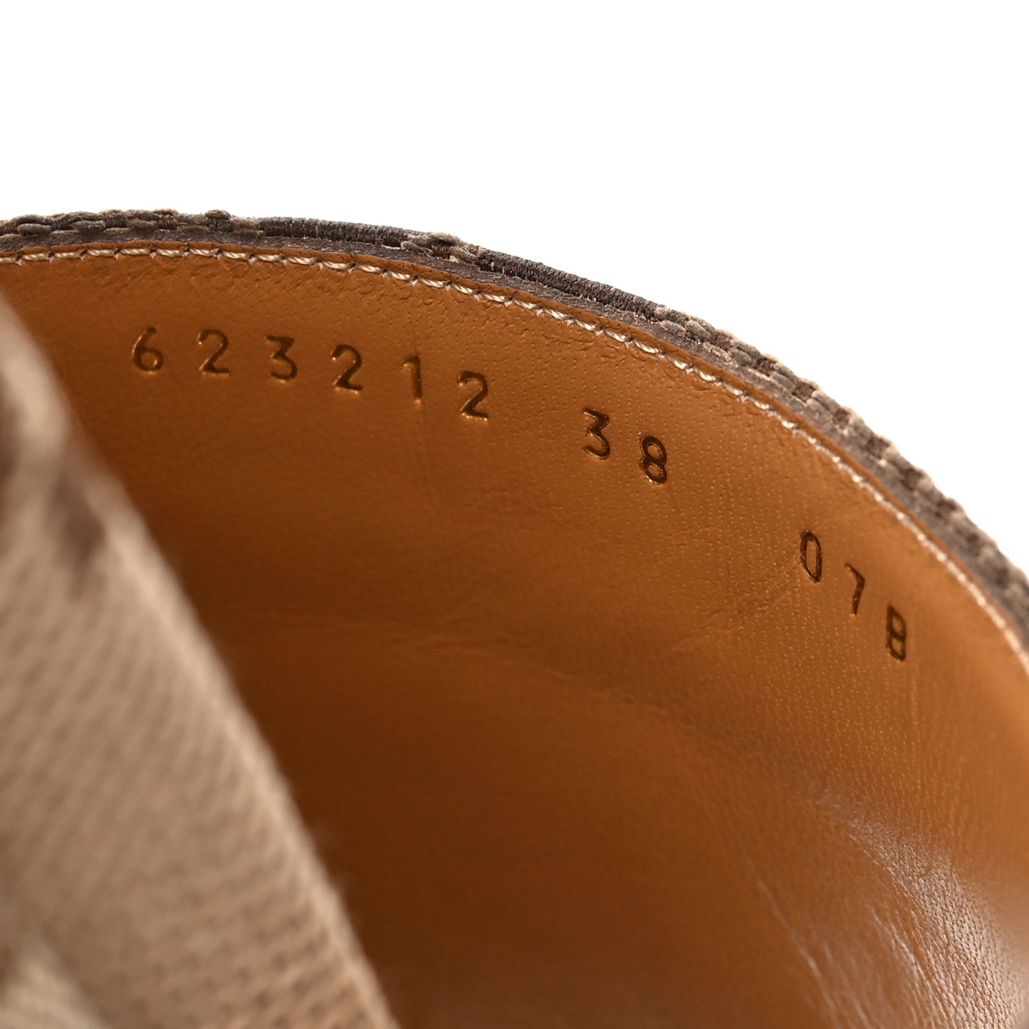 Monogram Maxi GG Angelina Platform 55mm Slide Sandals 38 Camel Ebony