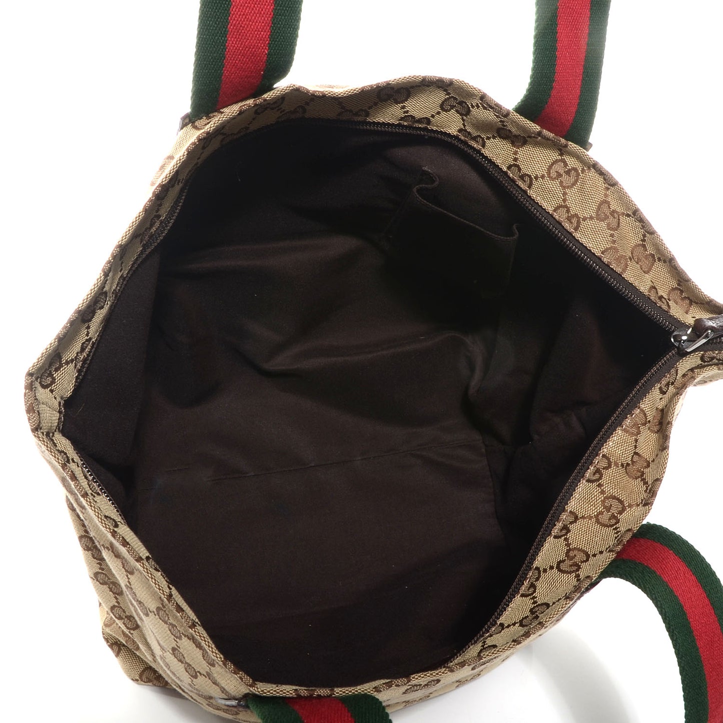 GG Monogram Medium Web Handle Bucket Tote