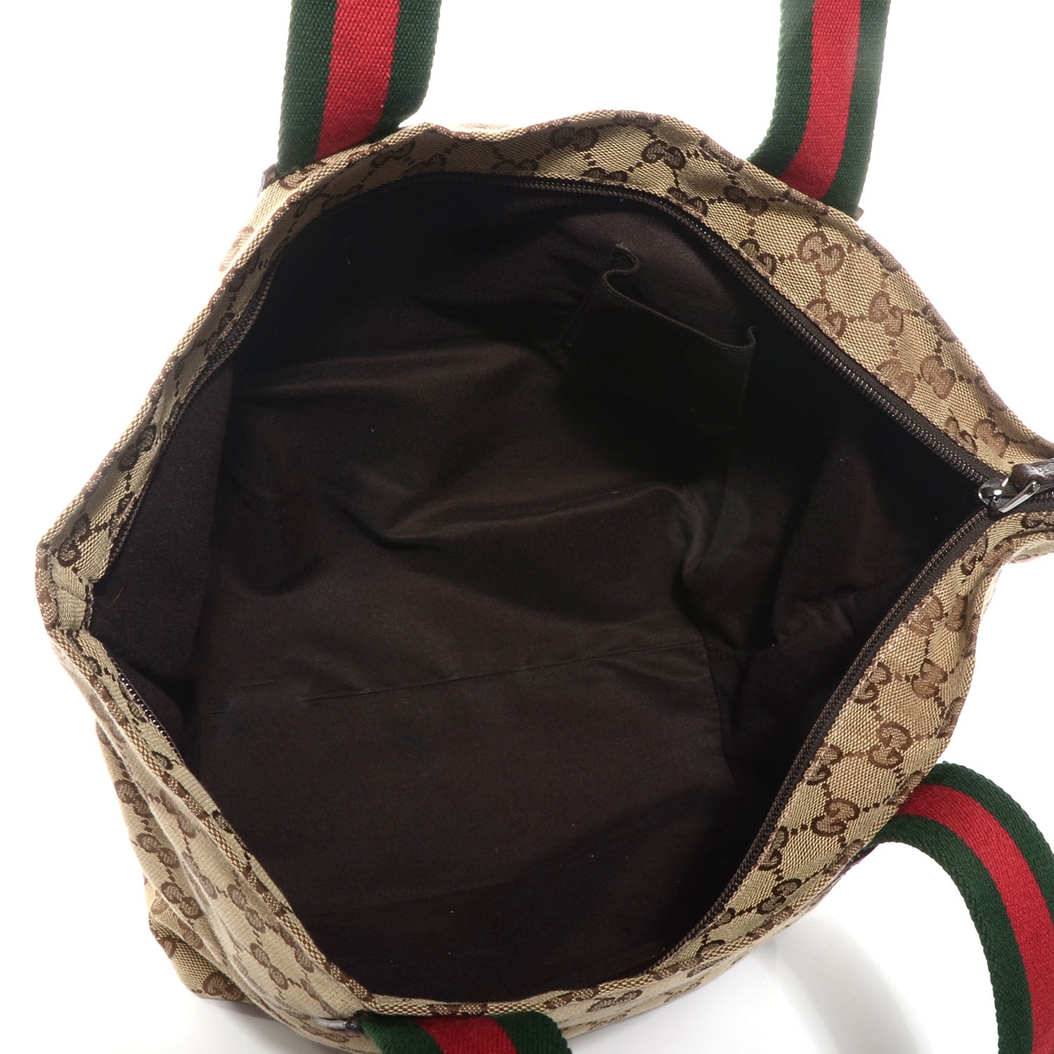 Gucci GG Monogram Medium Web Handle Bucket Tote 5 of 8
