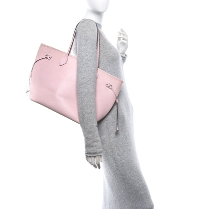 Louis Vuitton Epi Neverfull MM Rose Ballerine 2 of 11