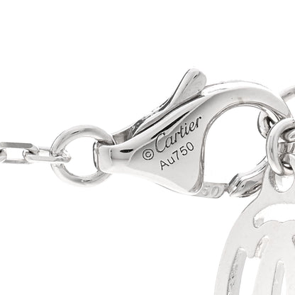 Cartier 18K White Gold Diamond SM D'Amour Pendant Necklace 4 of 4
