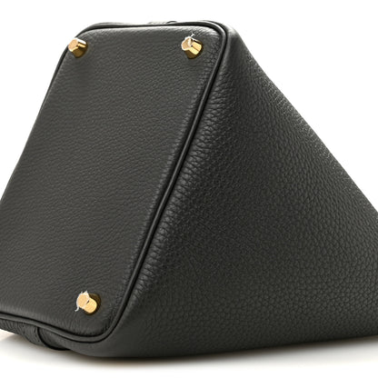 Hermes Taurillon Clemence Picotin Lock 18 PM Gris Misty 10 of 11