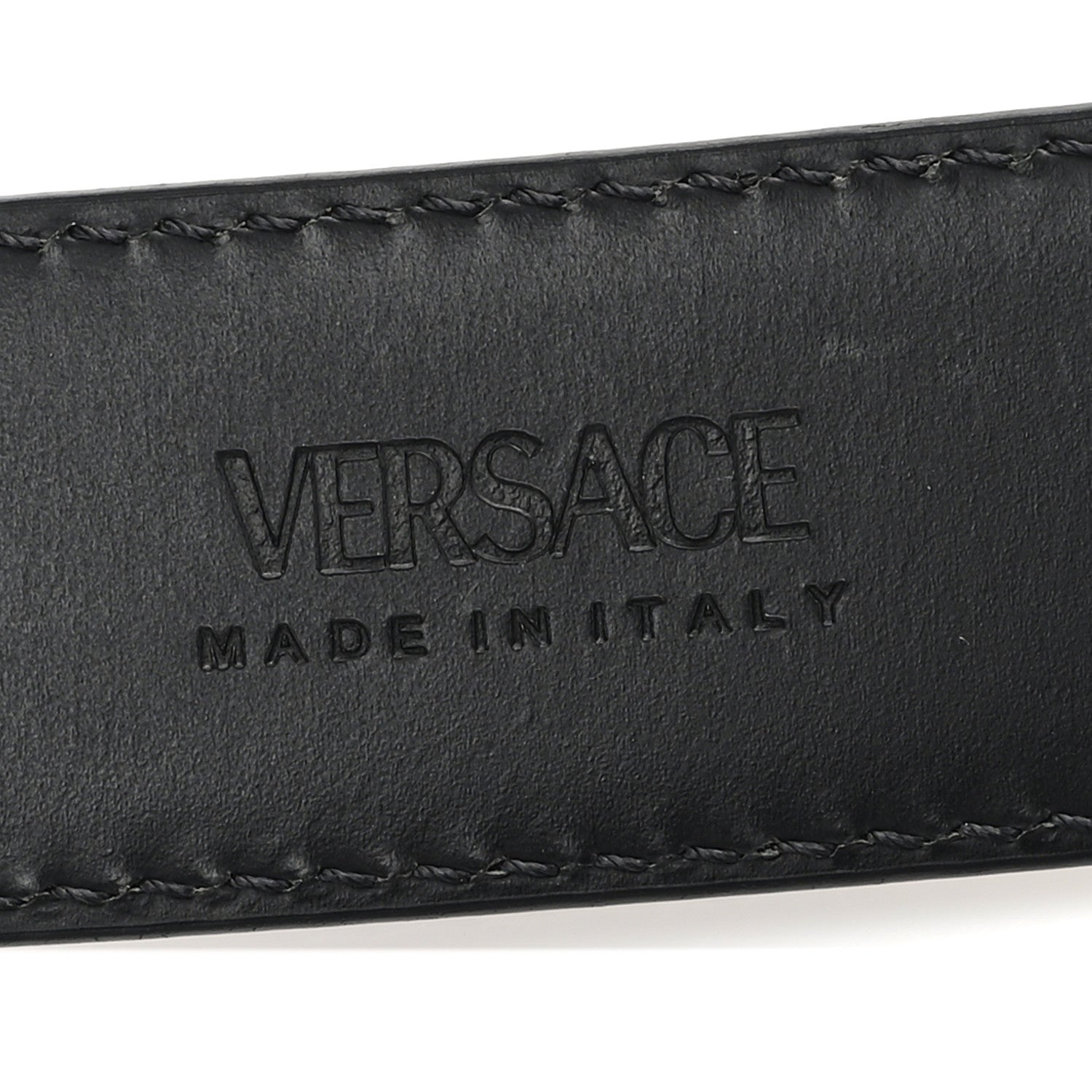 Versace Calfskin 4cm La Medusa Belt 80 32 Black 3 of 6