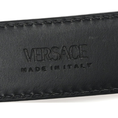 Versace Calfskin 4cm La Medusa Belt 80 32 Black 3 of 6