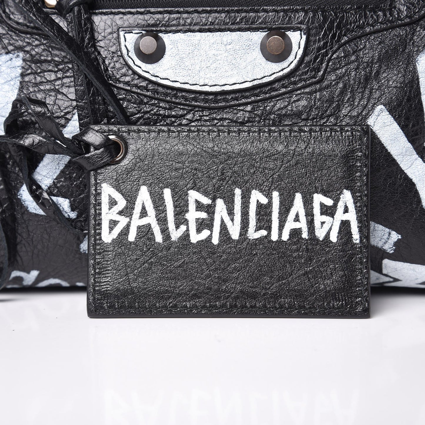 Agneau Classic Hardware Graffiti All Over S City Black