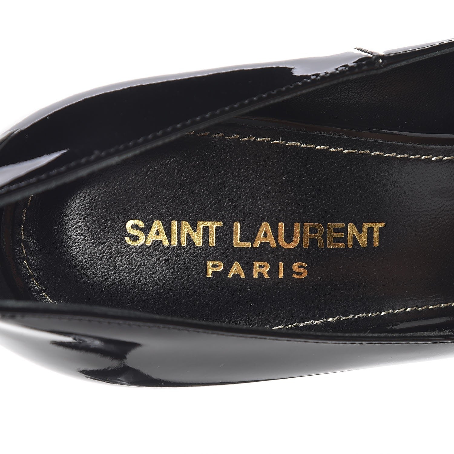 Saint Laurent Patent Opyum 110 Pumps 37.5 Black 7 of 11