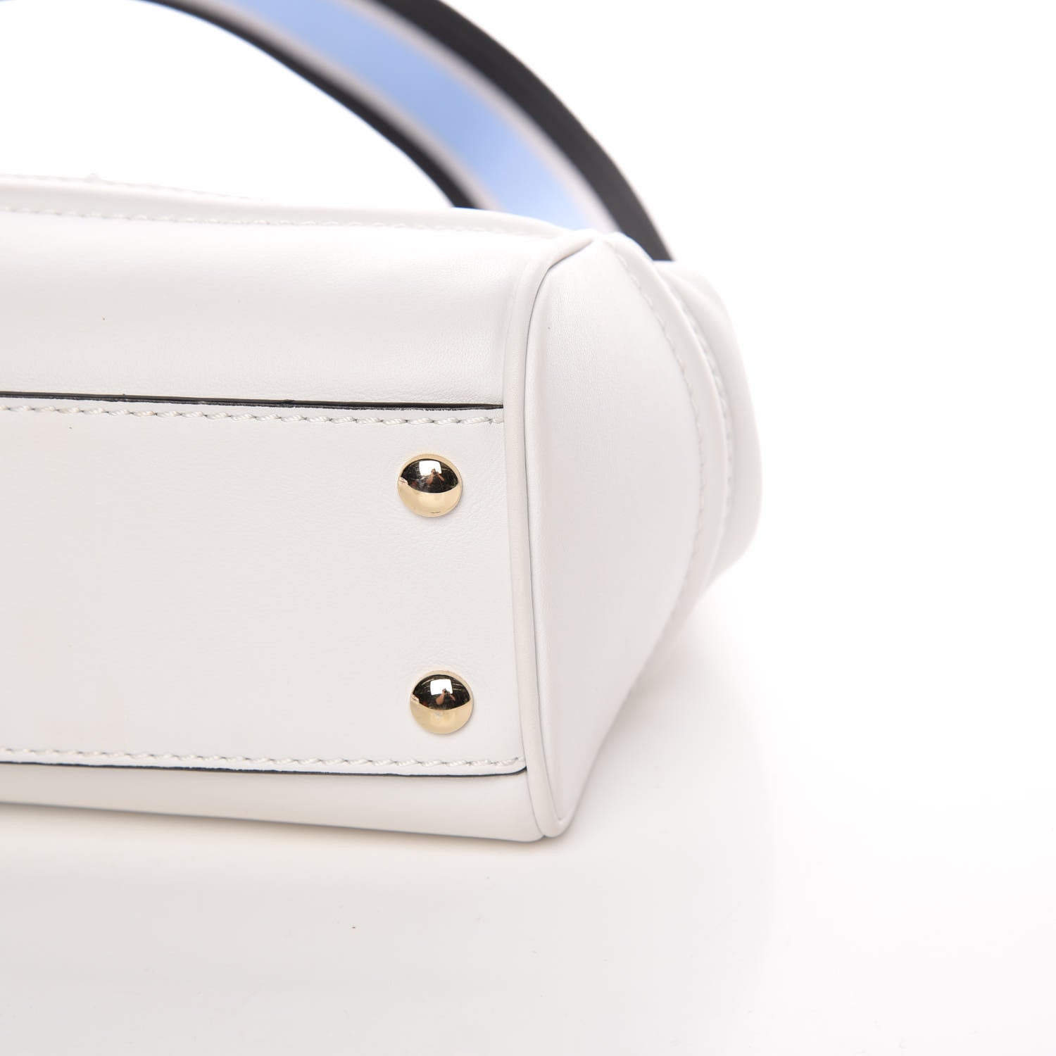 Versace Calfskin Medium Palazzo Empire Bag White 12 of 13