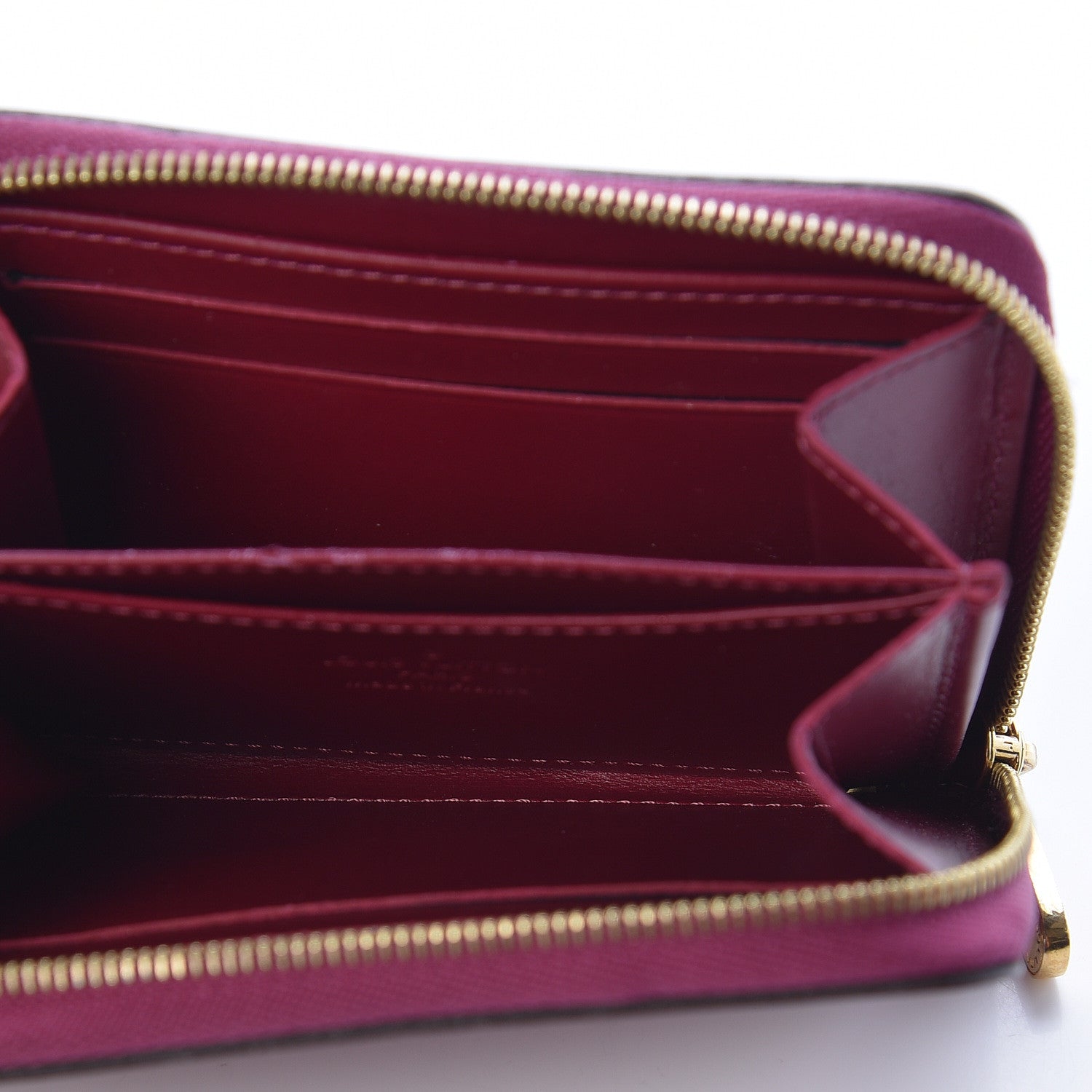 Louis Vuitton Vernis Zippy Coin Purse Magenta 5 of 7
