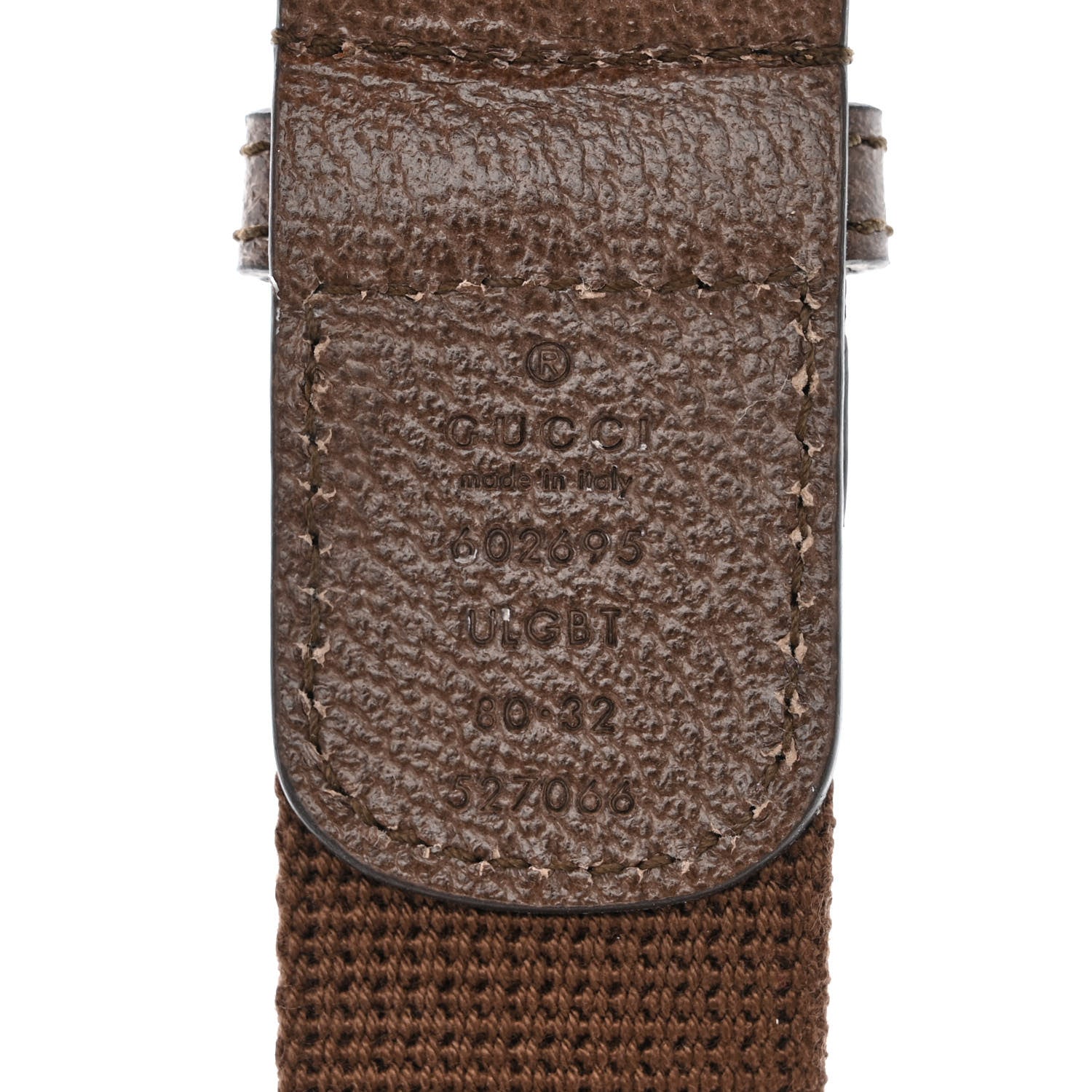 Gucci Textured Dollar Calfskin Gucci 100 Aria Belt Bag 80 32 New Acero Multicolor 7 of 12