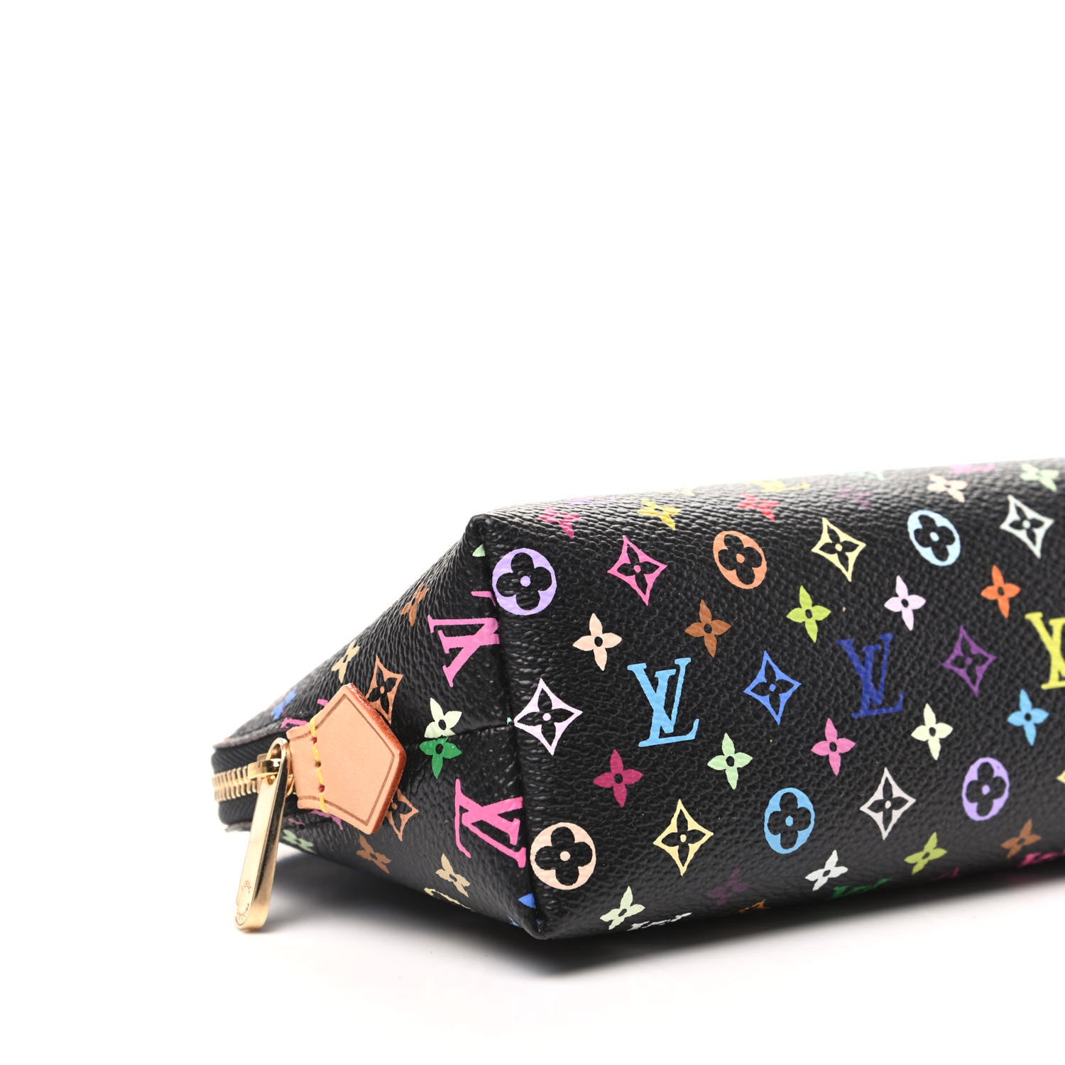 Louis Vuitton Monogram Multicolor Cosmetic Pouch Black Grenade 7 of 8