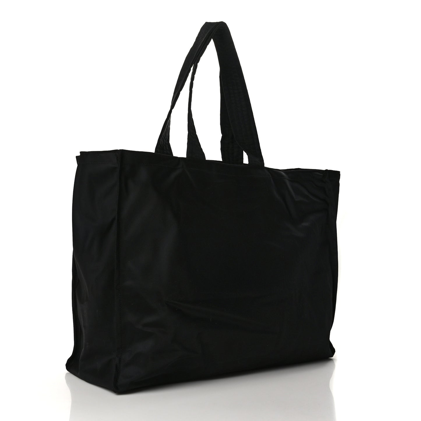 Nylon Logo Tote Black