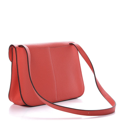 Hermes Taurillon Clemence Halzan 25 Rose Texas 4 of 17