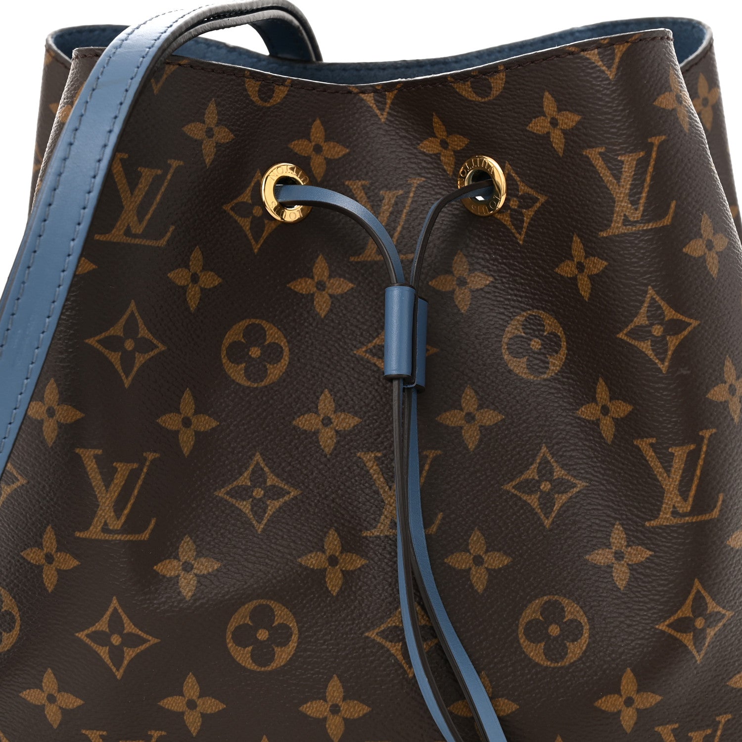Louis Vuitton Monogram Neonoe MM Blue Jean 8 of 10