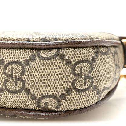 Gucci GG Supreme Monogram Textured Dollar Calfskin Mini Ophidia Chain Bag Beige Ebony 10 of 10