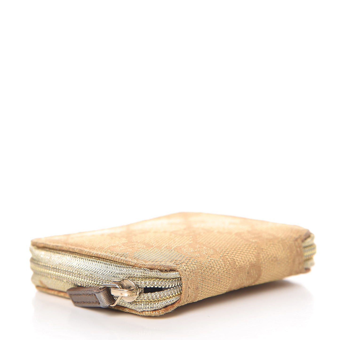 Monogram Zip Around Coin Purse Gold