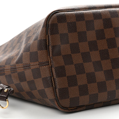 Louis Vuitton Damier Ebene Neo Neverfull MM Rose Ballerine 8 of 13