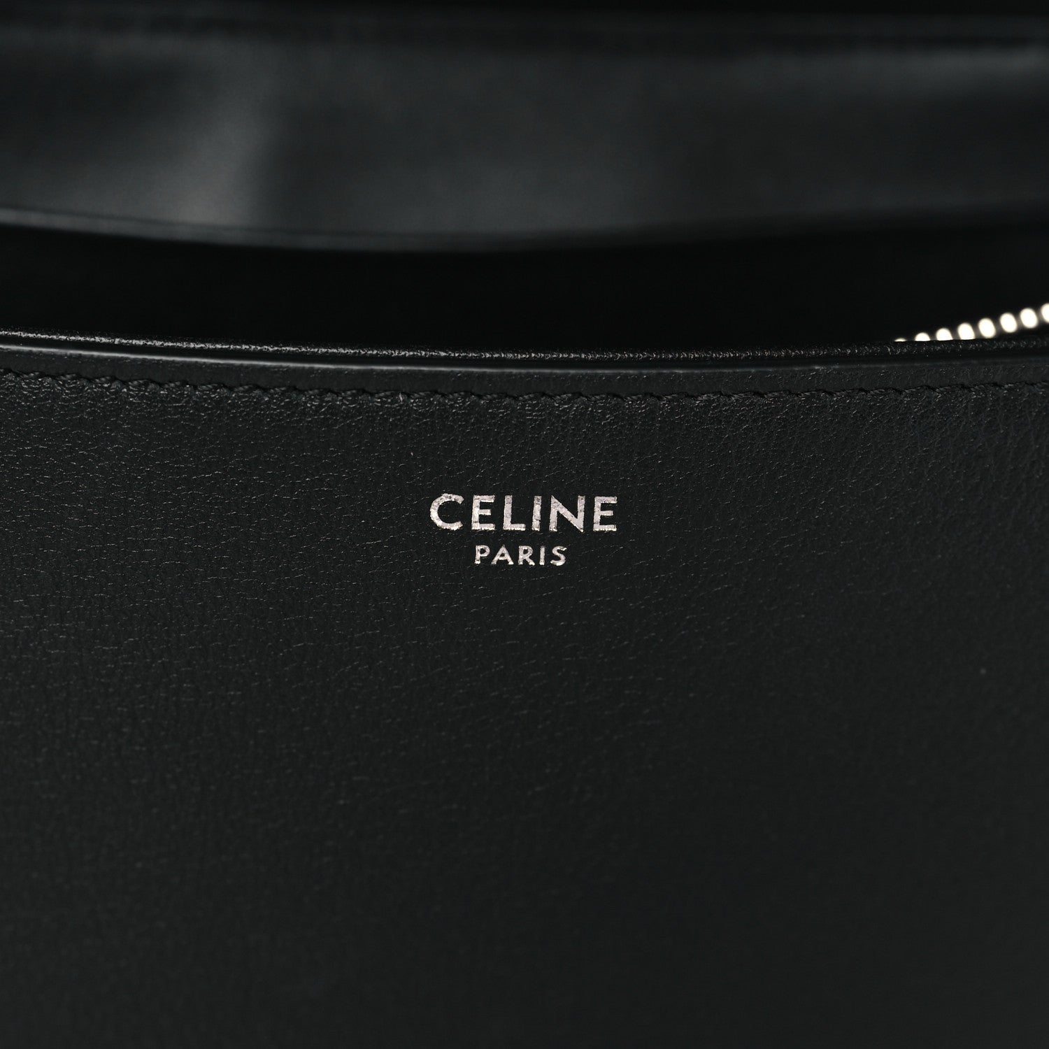 Celine Supple Calfskin Medium Victoire Bag Black 6 of 9