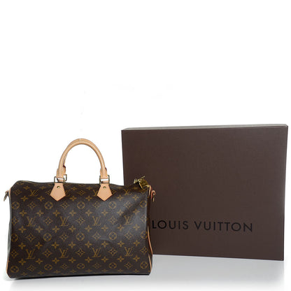 Louis Vuitton Monogram Speedy Bandouliere 35 5 of 9