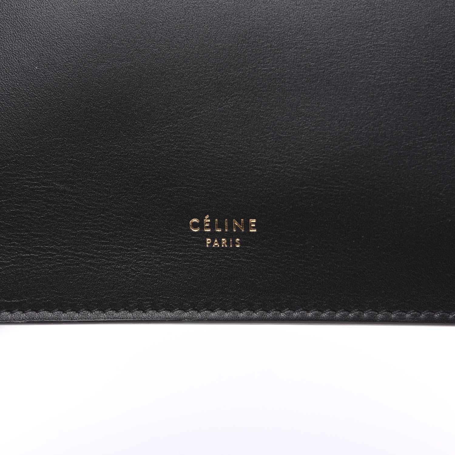Celine Smooth Calfskin Mini Clasp Bag Black 9 of 9
