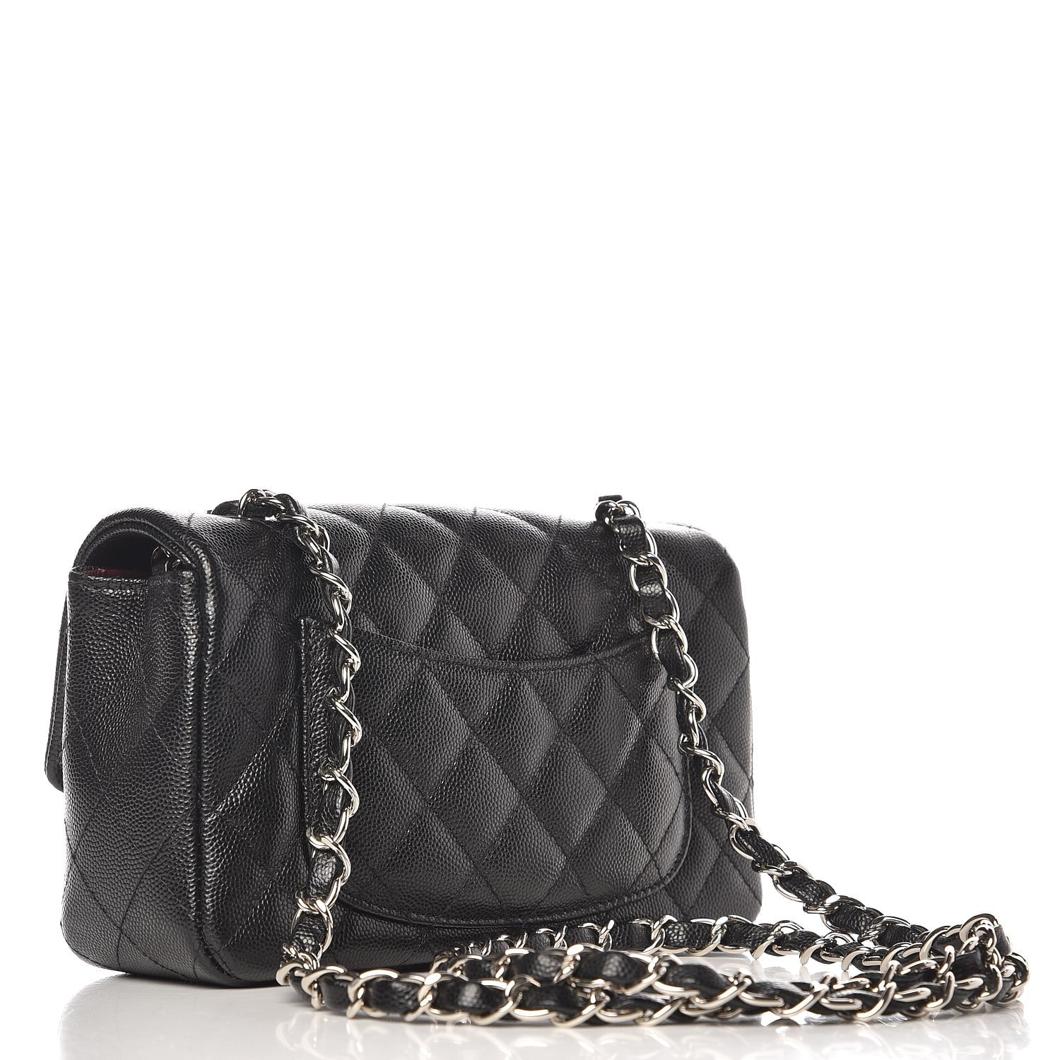 Chanel Caviar Quilted Mini Rectangular Flap Black 3 of 8