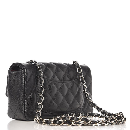 Chanel Caviar Quilted Mini Rectangular Flap Black 3 of 8