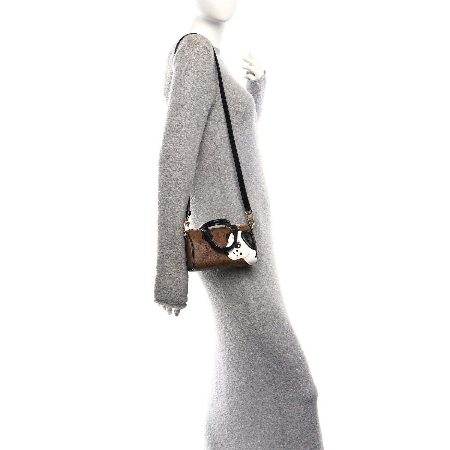 Louis Vuitton Reverse Monogram Dog Animation Nano Speedy 2 of 9