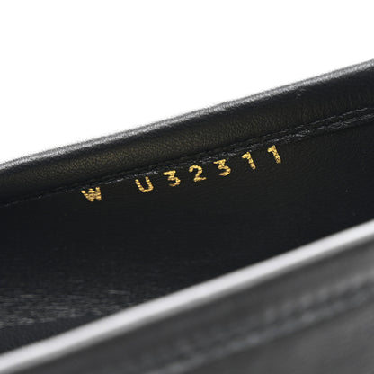 Chanel Calfskin Lambskin CC Loafers 38.5 Black 8 of 8