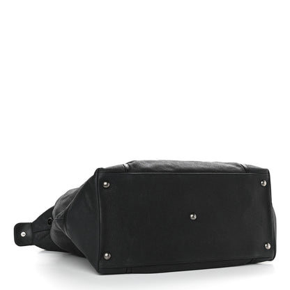 Chanel Washed Calfskin Tote Black 5 of 18