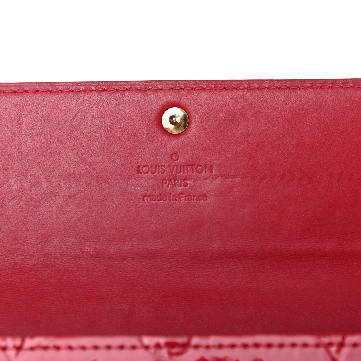 Louis Vuitton Vernis Sarah Wallet Pomme D'Amour 14 of 16