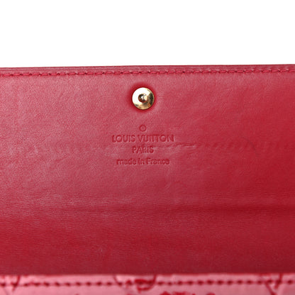 Louis Vuitton Vernis Sarah Wallet Pomme D'Amour 14 of 16