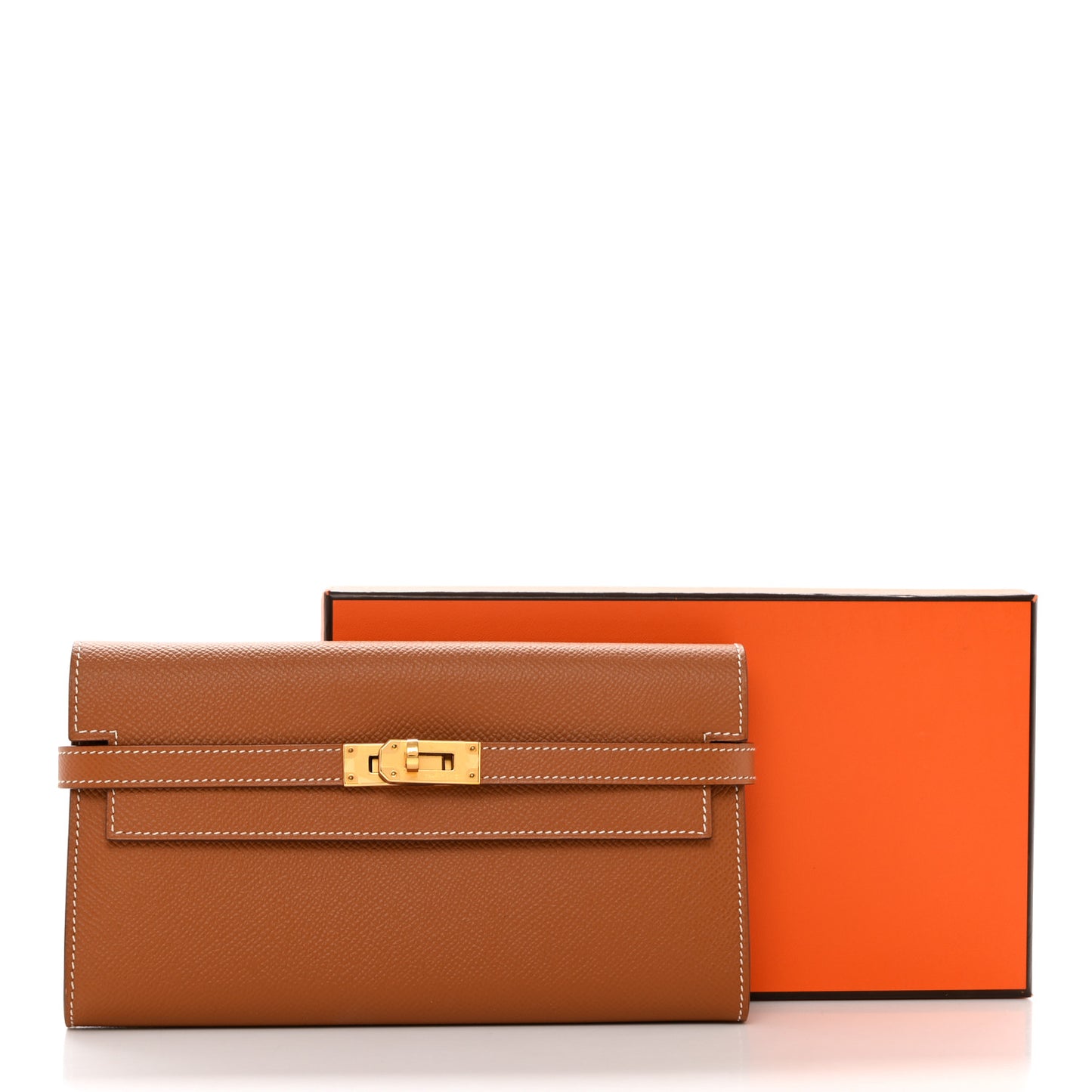 Epsom Kelly Longue Wallet Gold