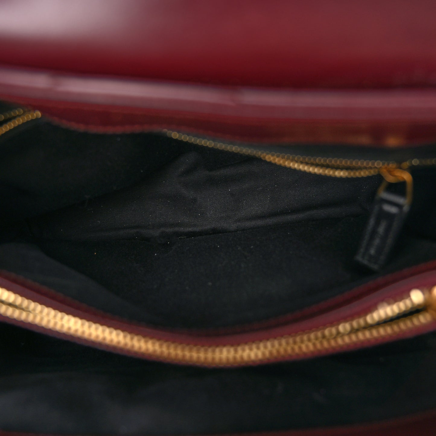 Calfskin Y Quilted Monogram Medium Loulou Chain Satchel Rouge Legion