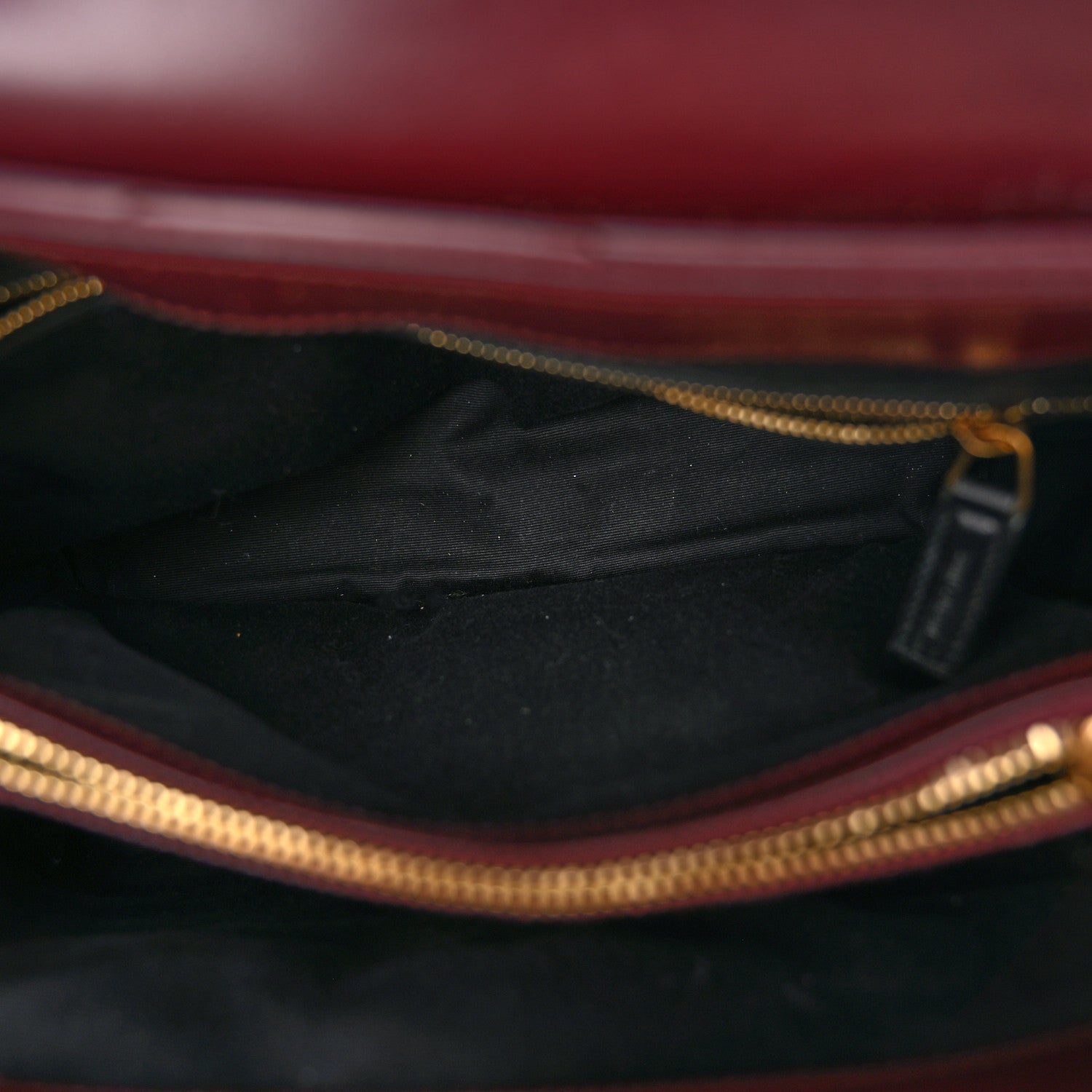 Saint Laurent Calfskin Y Quilted Monogram Medium Loulou Chain Satchel Rouge Legion 5 of 11