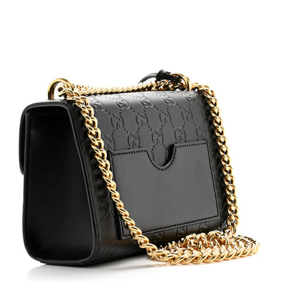 Gucci Guccissima Small Padlock Shoulder Bag Black 3 of 12