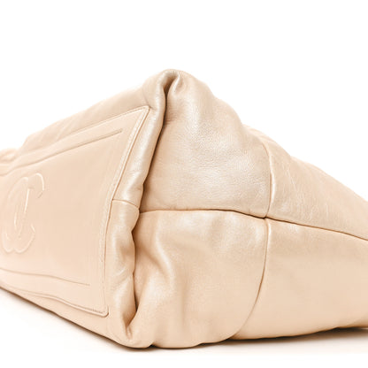 Chanel Nylon Quilted Medium Coco Cocoon Reversible Tote Light Gold 10 of 10