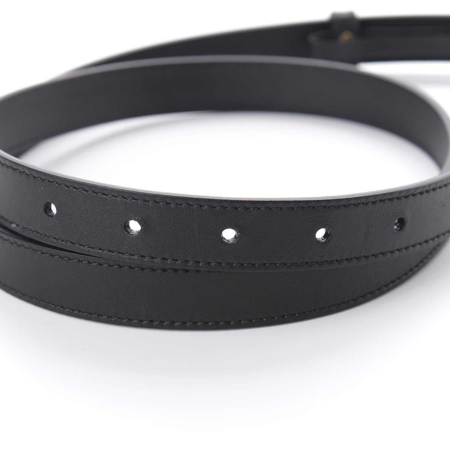 Gucci Calfskin Double G 20mm Belt 90 36 Black 3 of 6