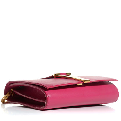 Saint Laurent Calfskin Small Classic Y Satchel Fuchsia 4 of 8