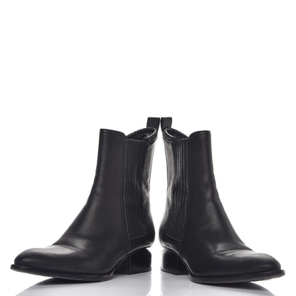Alexander Wang Calfskin Anouk Mid Calf Boots 37 Black 6 of 13