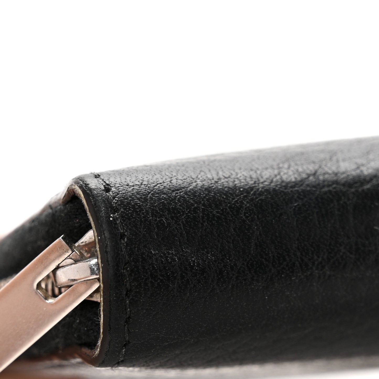 Calfskin Zip Around Multifunction Wallet Citron