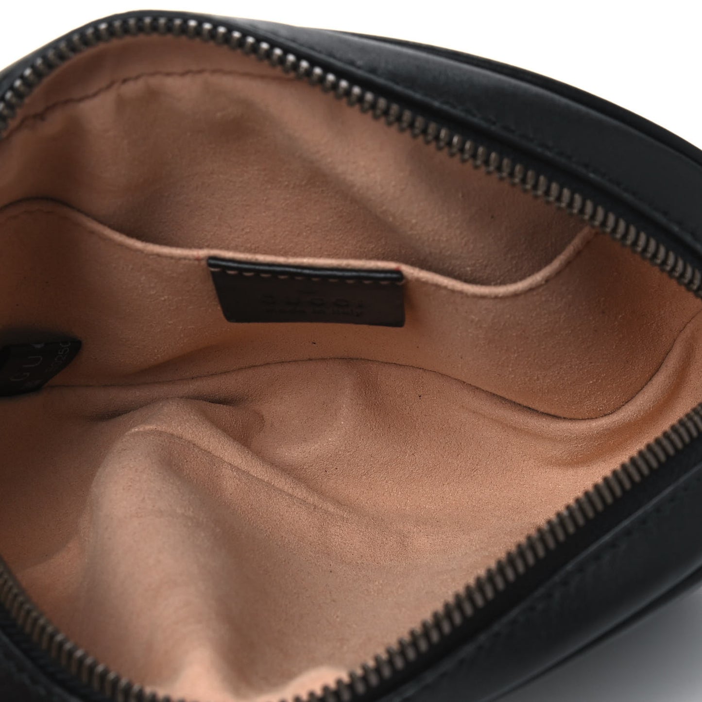 Calfskin Matelasse GG Marmont Belt Bag 85 34 Black