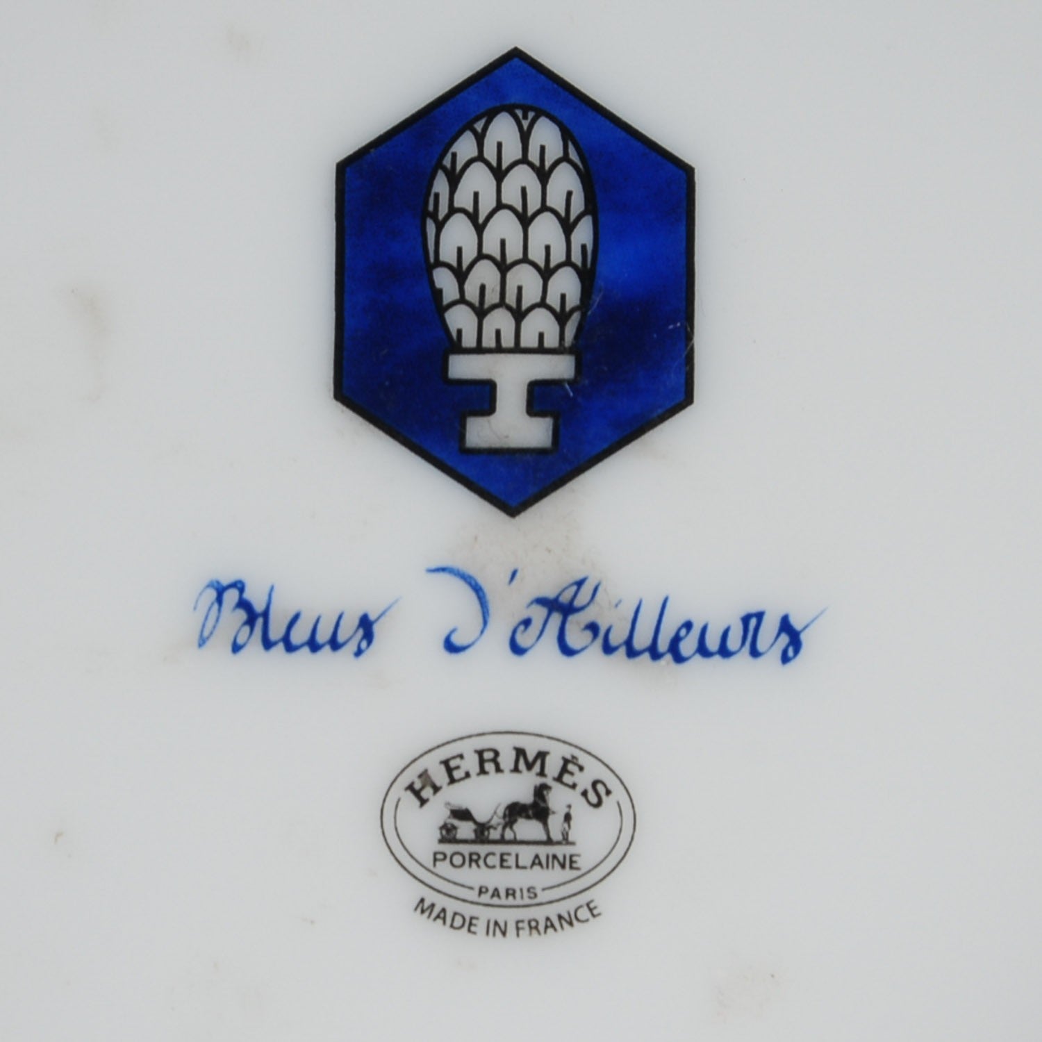 Hermes Porcelain Blues d'Ailleurs Small Salad Bowl 4 of 5
