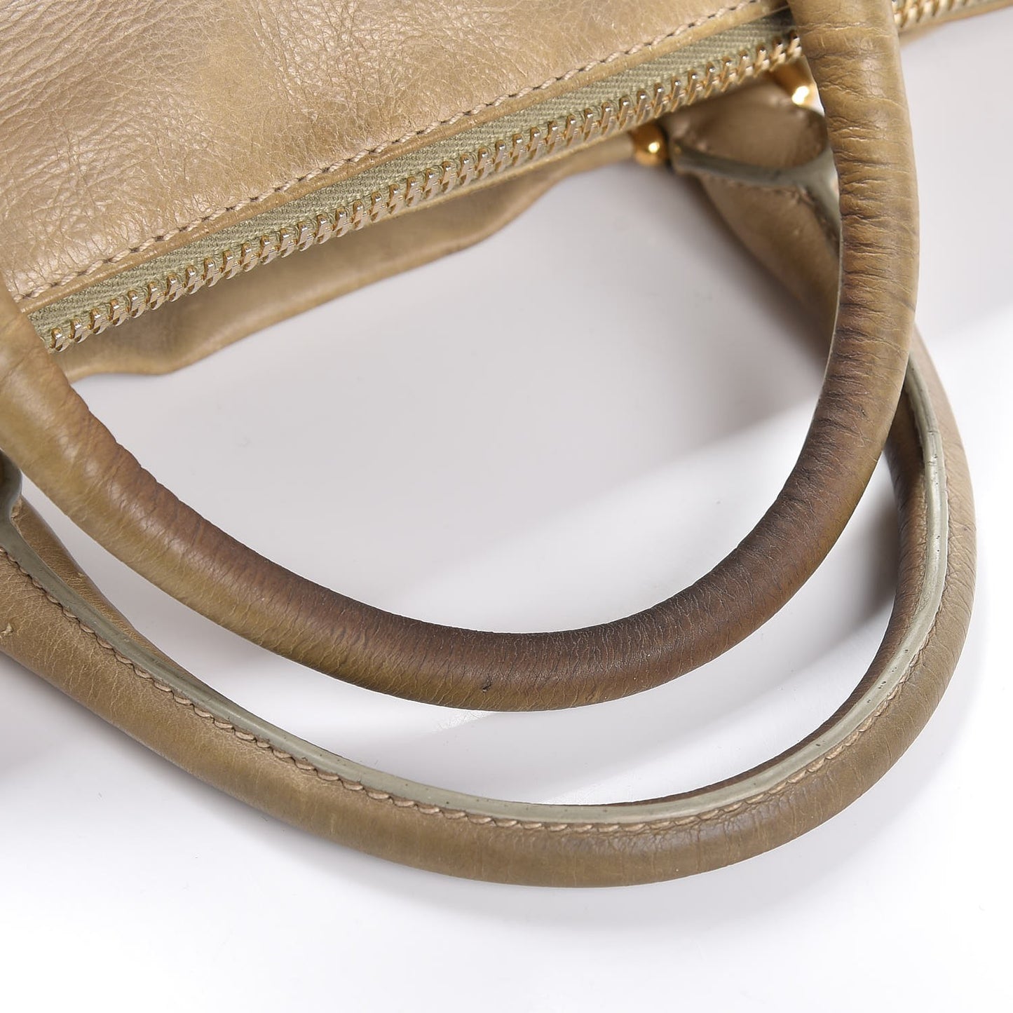 Glace Calfskin Extra Wide Tote Stone
