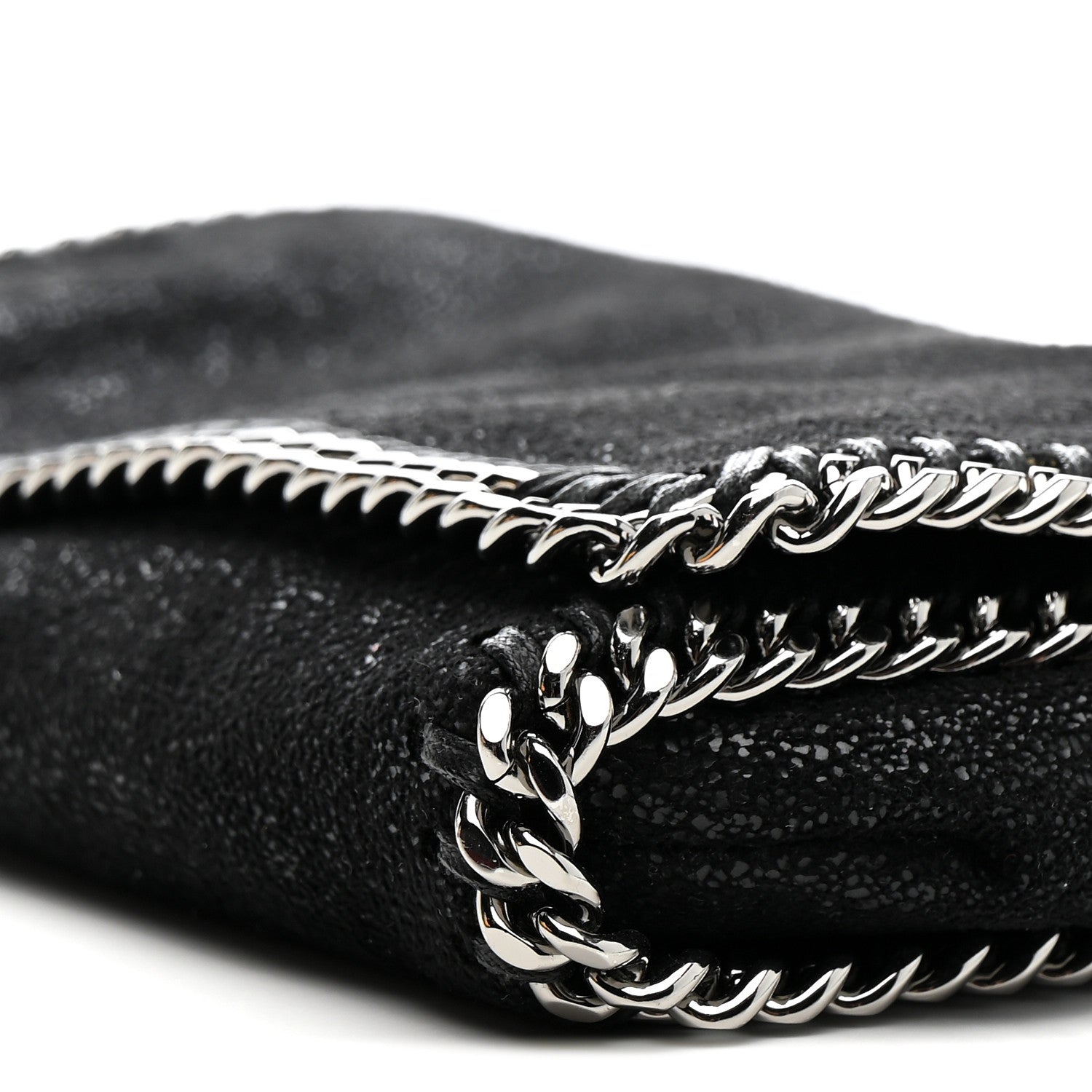 Stella McCartney Shaggy Deer Falabella Crossbody Clutch Black 10 of 10